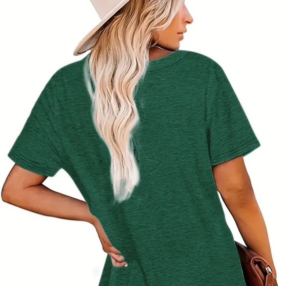 Festive Green Short Sleeve Tee - Picture 2 of 4